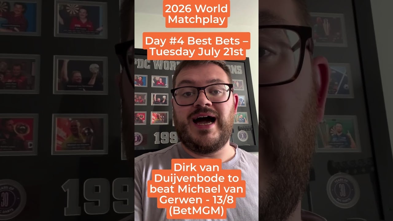 2026 World Matchplay darts – DAILY BETTING TIPS! video thumbnail